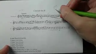 Livingston Parish Honor Band Clarinet Etude Set 2 Masterclass