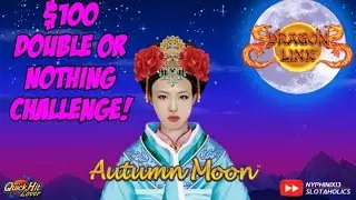 DRAGON LINK AUTUMN MOON Double or Nothing Slot Bonus WINS!!