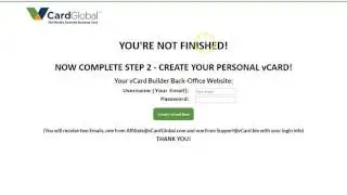 How to Sign up and Create your vCard FREE Digital Business Card