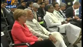 German Chancellor Angela Merkel & PM Modi Visits Bangalore's Bosch Engineering College