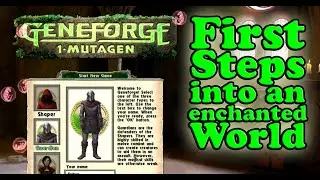 GENEFORGE MUTAGEN (Retro CRPG 2021) First Steps and Gameplay PC HD