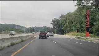 ROADTRIP VLOG 🇺🇸｜Driving from Owings Mills, MD to WBAL-TV, Television station, Baltimore, Maryland 🚗