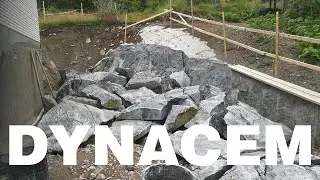 Steine sprengen, Steine spalten mit dem Quellsprengstoff Dynacem - 13 Sekunden