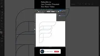 Letter F Logo Design with Gradient in Illustrator Tutorial.