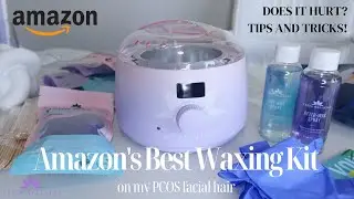Easies to use wax kit on Amazon for PCOS  | Waxing at home | tresswellness review!