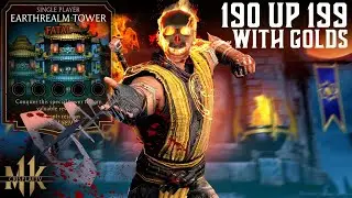 Matches 190,191,192,193,194,195,196,197,198 and 199 with Golds. Fatal Earthrealm Tower MK Mobile.