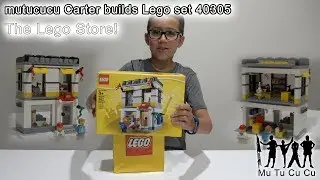 mutucucu Carter builds Lego Set 40305 Lego shop