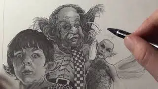 Legend 1985 An EPIC Dredfunn Mechanical Pencil Drawing