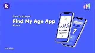 Kodular Find My Age | Tutorial