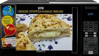 Рецепт сырного чесночного хлеба без дрожжей | Чесночный хлеб Dominos в микроволновке с конвекцией...