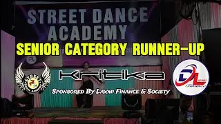 Runner-up Of the Solo Senior Category - Kritika l Dance Competition l 25 Dec l Street Dance Academy 
