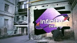 Writing your name or photo on the wall using spray paint