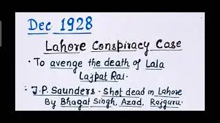 Simon Commission & Lahore Conspiracy. MODERN HISTORY for UPSC UPPCS SSC SI etc Competitive Exams 