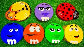5 Minutes Satisfying with Unboxing Delicious Munz and Vibrant M&M'S Candy From Glossy Boxes ASMR