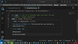 Variables and Data Types