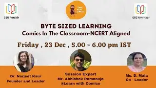 Byte Sized Learning-  Comics In The Classroom-NCERT Aligned