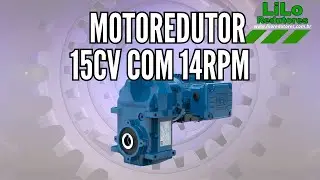 Motoredutor Vertimax Weg Cestari com motor de 15cv e 14rpm BC LiLo Redutores