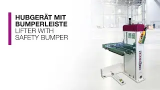 BLOKSMA &bull; Hubger&auml;t mit Bumperleiste &bull; Lifter with safety bumper