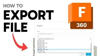 How to Export in Fusion 360 (Step by Step)