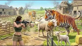 Hulk Epic Battle | Farm Under Threat by Lions &ndash; Wildlife Protection Documentary
