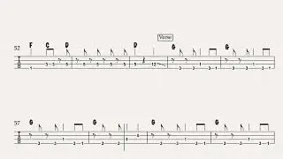 Baby Driver - KISS bass tab