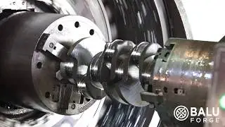 Crankshaft Pin Milling on a Heller Milling & Turning Centre