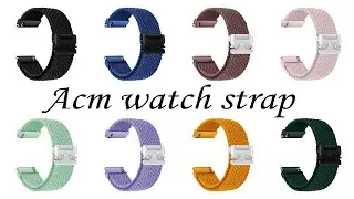 ACM Watch Strap Woven Braided Clipper