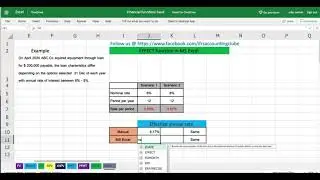 EFFECT function in MS Excel