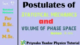 postulates of statistical mechanics and volume of phase space