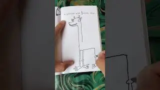 Is this how you think a giraffe with chicken legs would look? #art #activitybook #drawing