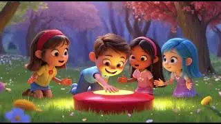 The Button Balloon Voyage 🎈✨| Magical Nursery Rhyme Adventure for Kids #toddlers #fun #baby #fyp