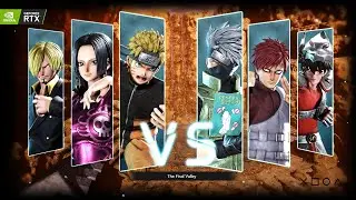 Jump Force -Naruto & Sanji & Boa Hancock VS Kakashi Hatake & Gara & Pegasus Seiya Gameplay