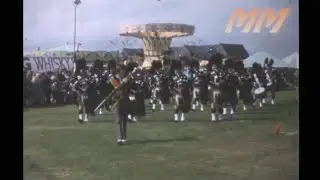 Halkirk Scotland Highland games 1977 old cine film 307