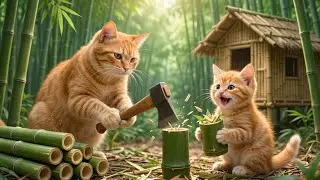 Too Hot Mama Cat Takes Ginger to Mountains for Somen & River Adventure