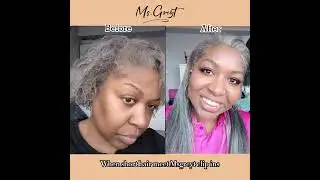 Grey hair styles with grey hair clip ins！