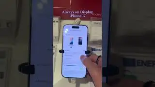 Now iPhone 17 has always on display! Thanks apple for this!! Sub on TikTok & follow for more! #apple