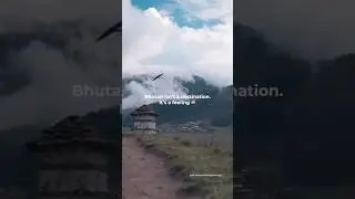 Bhutan Travel | Where Nature, Culture & Happiness Meet 🇧🇹 #shorts #travelshorts
