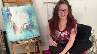 Stop painting your abstracts dead! My overworking struggle is real!