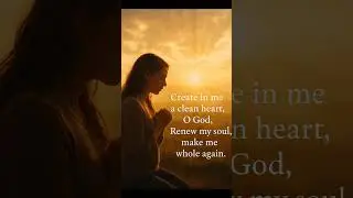 Newest Christian Song | Create in Me a Clean Heart &mdash; Soulful Devotional Worship Song | Psalm 51:10