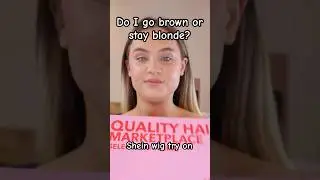 SHEIN WIG TRY ON SHALL I DYE MY HAIR? WIG TRY ON HONEST REVIEW SHEIN LACE WIG ad