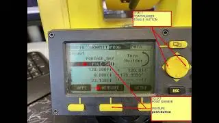 how to set up the leica builder 503 on bearing method