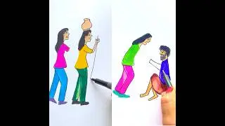 Dark Reality of human #shorts #art #craft #drawing
