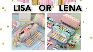 LISA OR LENA 🌸🍃 #11 School Supplies / Material Escolar. #AnaLuMLira