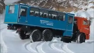 Вахтовый автобус Камаз 43118 УСТ-54535, внедорожник, 6х6