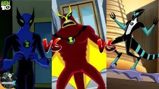 Ben10 Fastrack VS XLR8 VS Jetray II Fight Comparison II Explain In Hindi