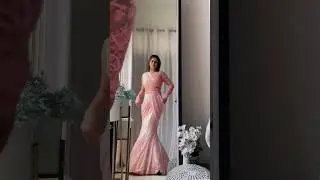 fish cut saree design |ready to wear saree💯💯 draping #youtubeshorts #2023 #viralshort #sareestyle