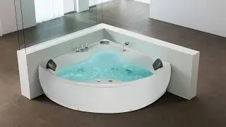 Beliani Whirlpool - indoor - Bubbelbad - Spa -- Hoekbad - SENADO - NL