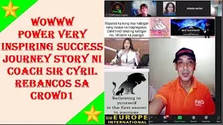 Wowww Power Very Inspiring Success Journey Story Ni Coach Sir Cyril Rebancos sa CROWD1