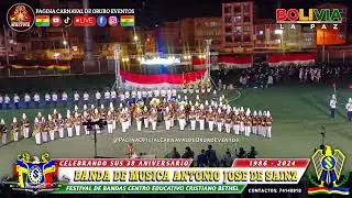 ANTONIO JOSE DE SAINZ - FESTIVAL DE BANDAS CENTRO EDUCATIVO CRISTIANO BETHEL 2024 , 38 ANIVERSARIO