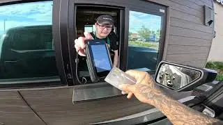 Утренняя поездка от первого лица: поездка на Ford F-150 Lariat 2025 года в Старбакс (ASMR)